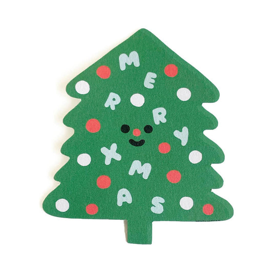 Merry Christmas Tree Sticker