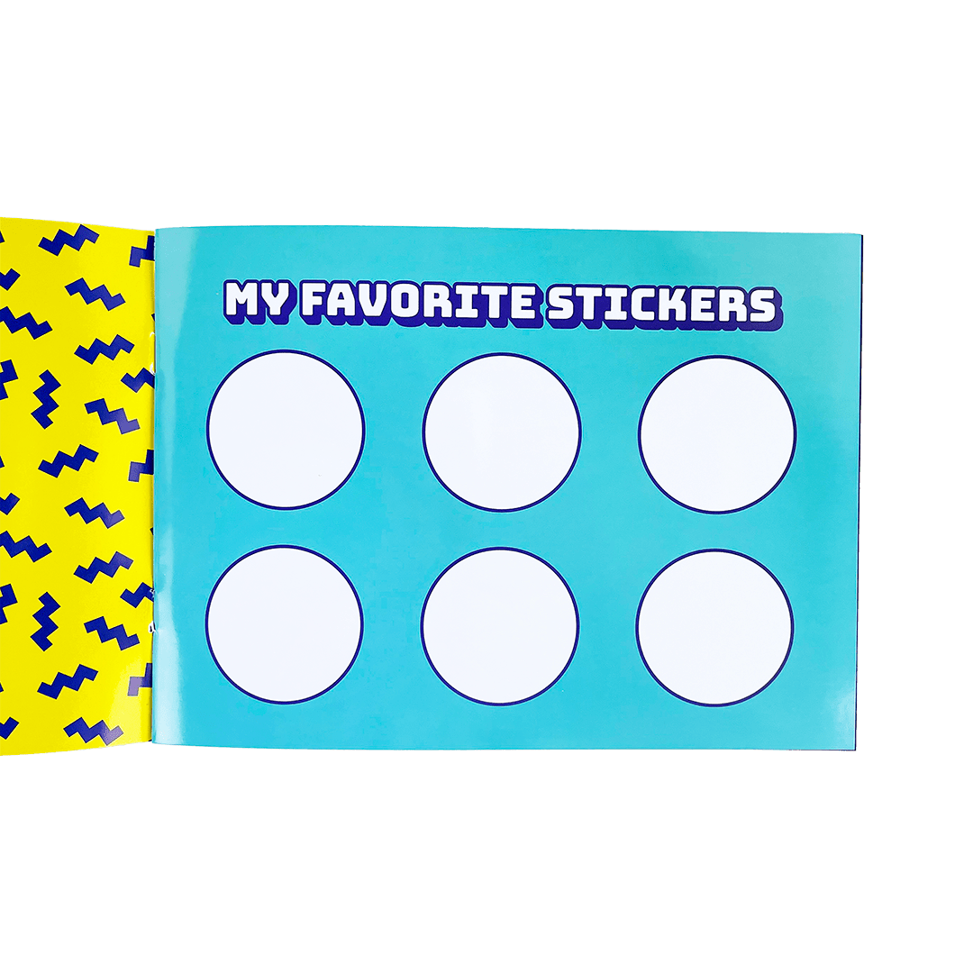 Colorful Cosmos Sticker Collector Book