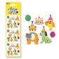 Glossy Birthday Animals Stickers