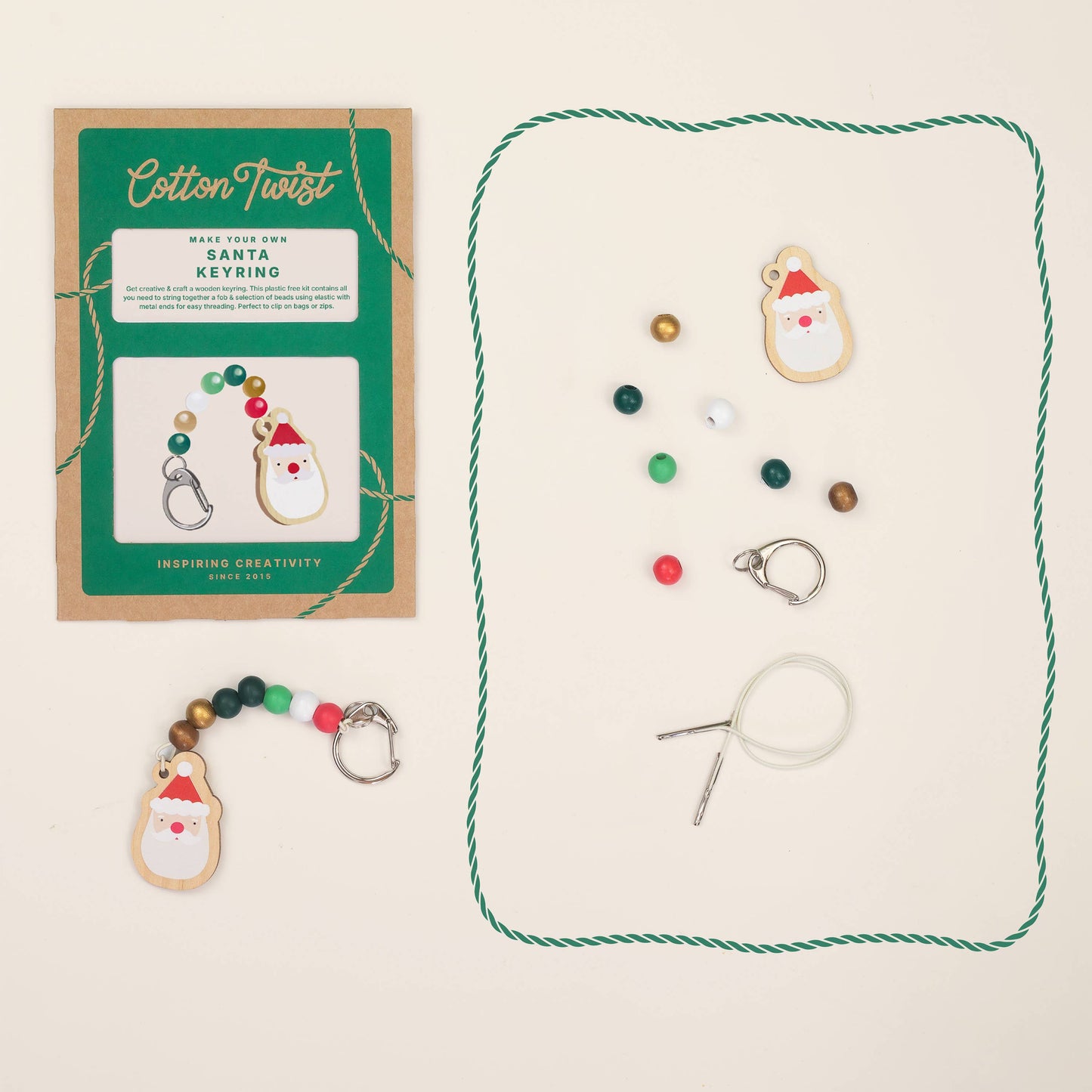 Make Your Own Santa Claus Keyring
