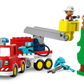 Duplo: Fire Truck with Hose & Firefighter Building Set