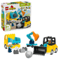 Duplo: 3 in 1 Construction Vehicles Building Set