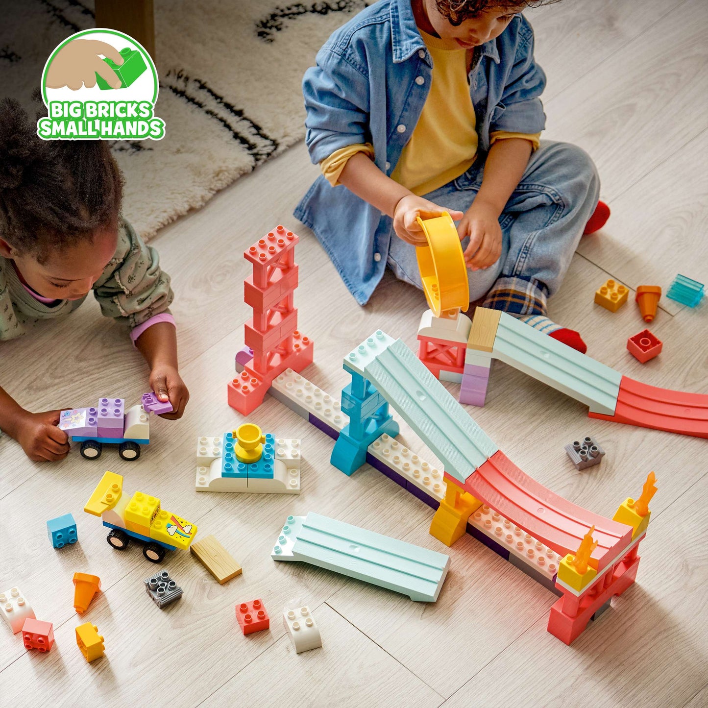 Duplo: 3-in-1 Creative Ramps with Vehicles Building Set