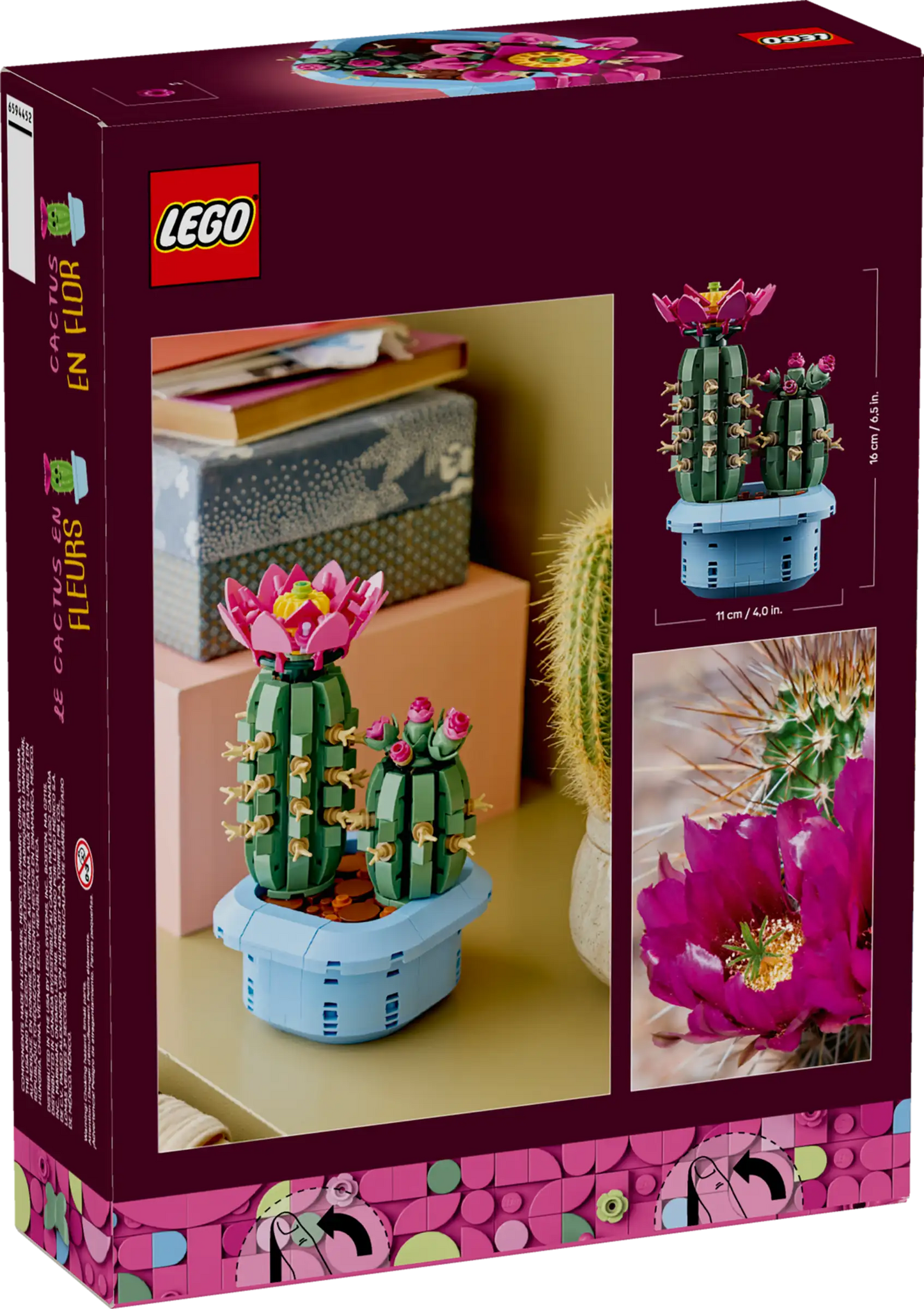 Botanical Collection: Flowering Cactus Building Kit