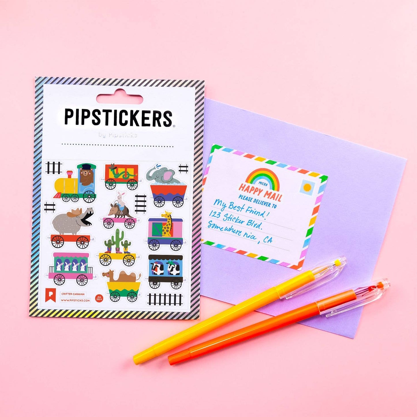 Critter Caravan Stickers