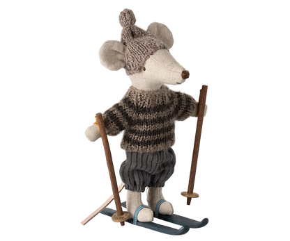 Winter Mouse with Ski Set - Big Sibling