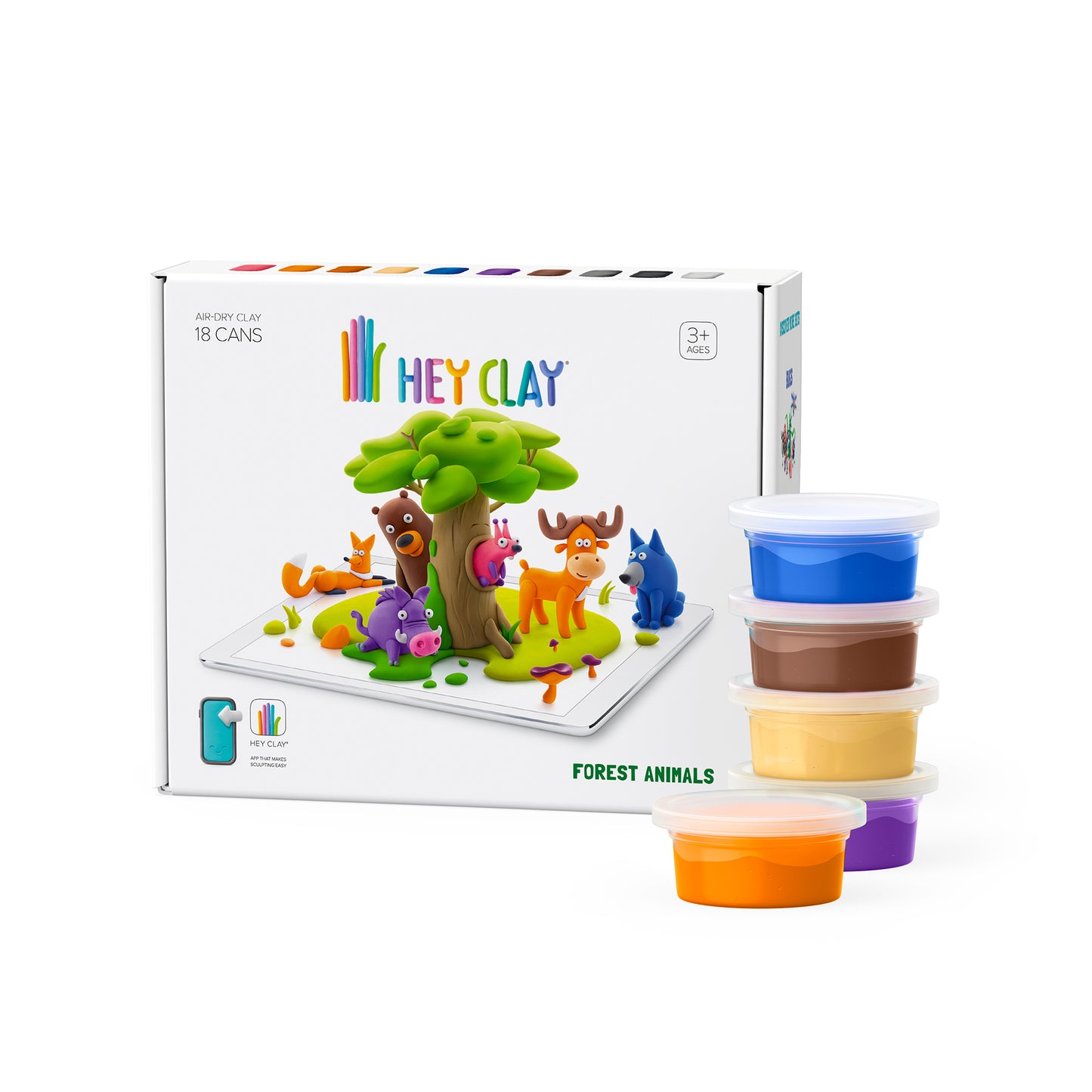 Hey Clay! Air-Dry Modeling Clay Sets