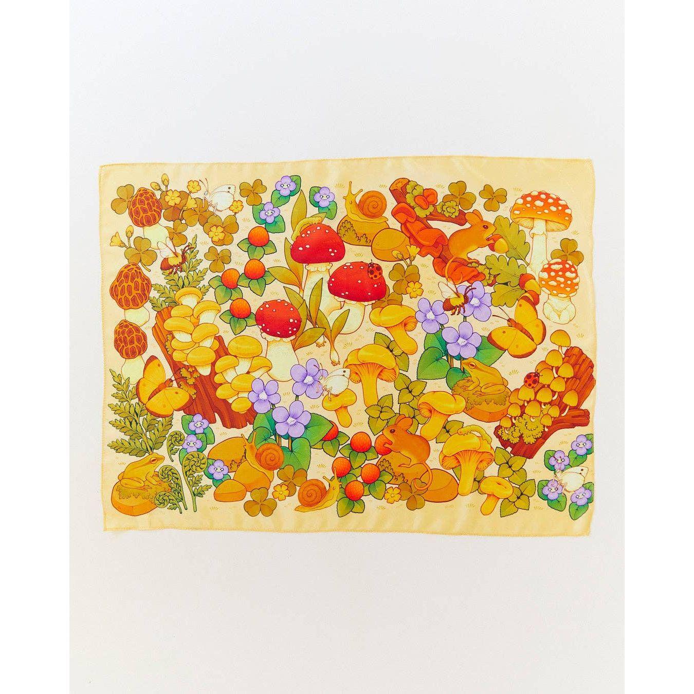 Mushroom Print Seek & Find Playsilk