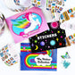 Retro Rainbow Sticker Collector Book