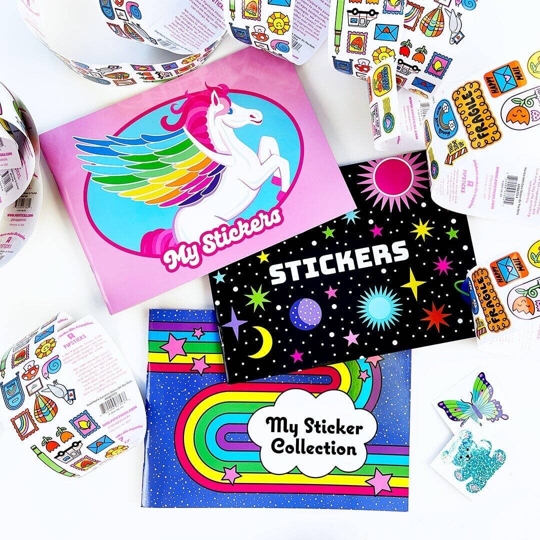Colorful Cosmos Sticker Collector Book