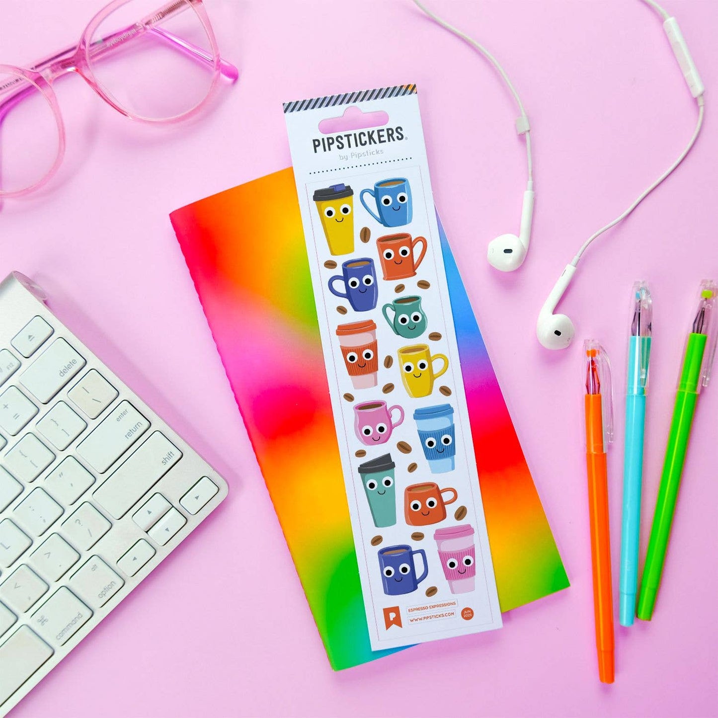 Googly Eyed Espresso Expressions Stickers