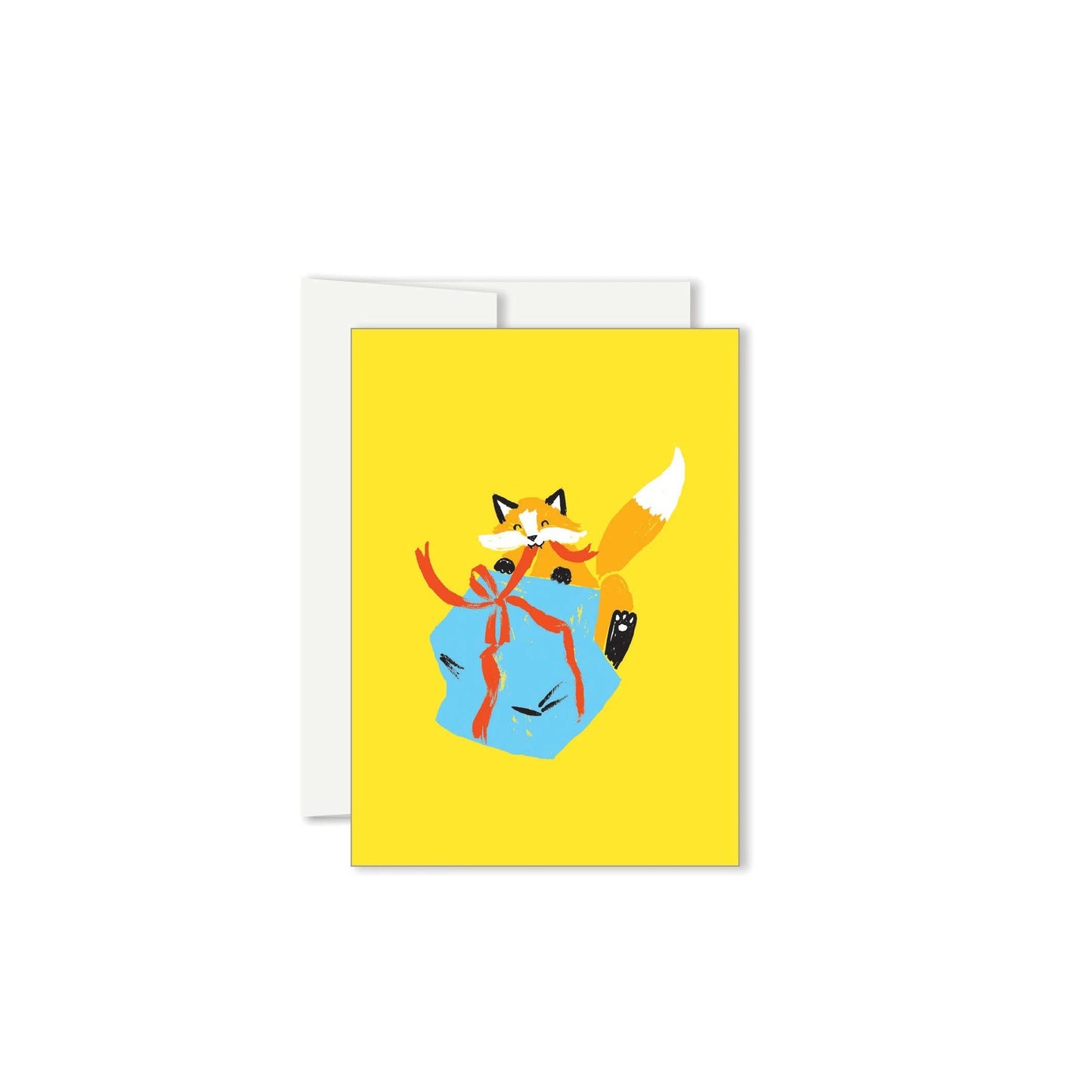 Fox Miniature Greeting Card