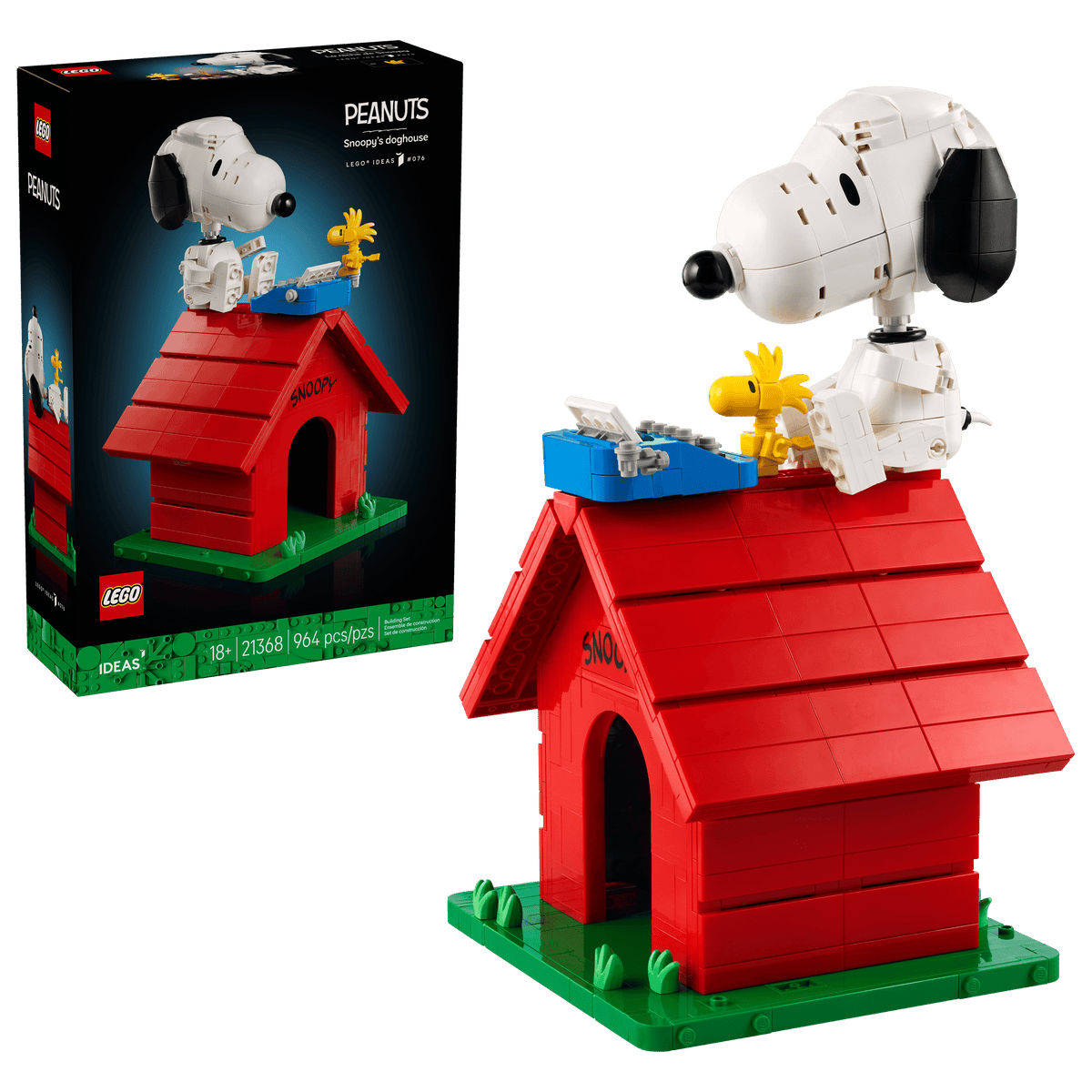Peanuts: Snoopy's Doghouse Building Set