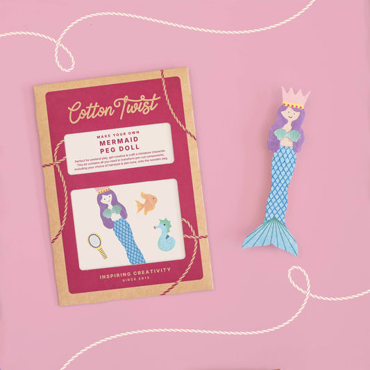 Make Your Own Mermaid Peg Doll