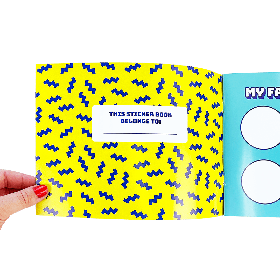 Colorful Cosmos Sticker Collector Book