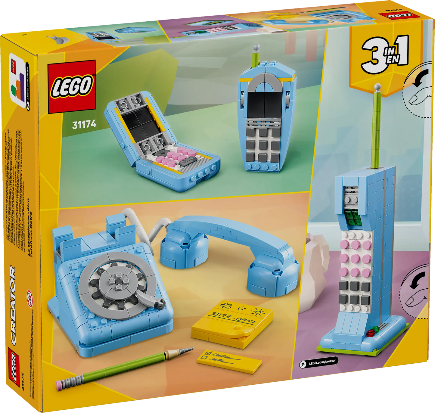 Creator: Retro Telephone Building Set