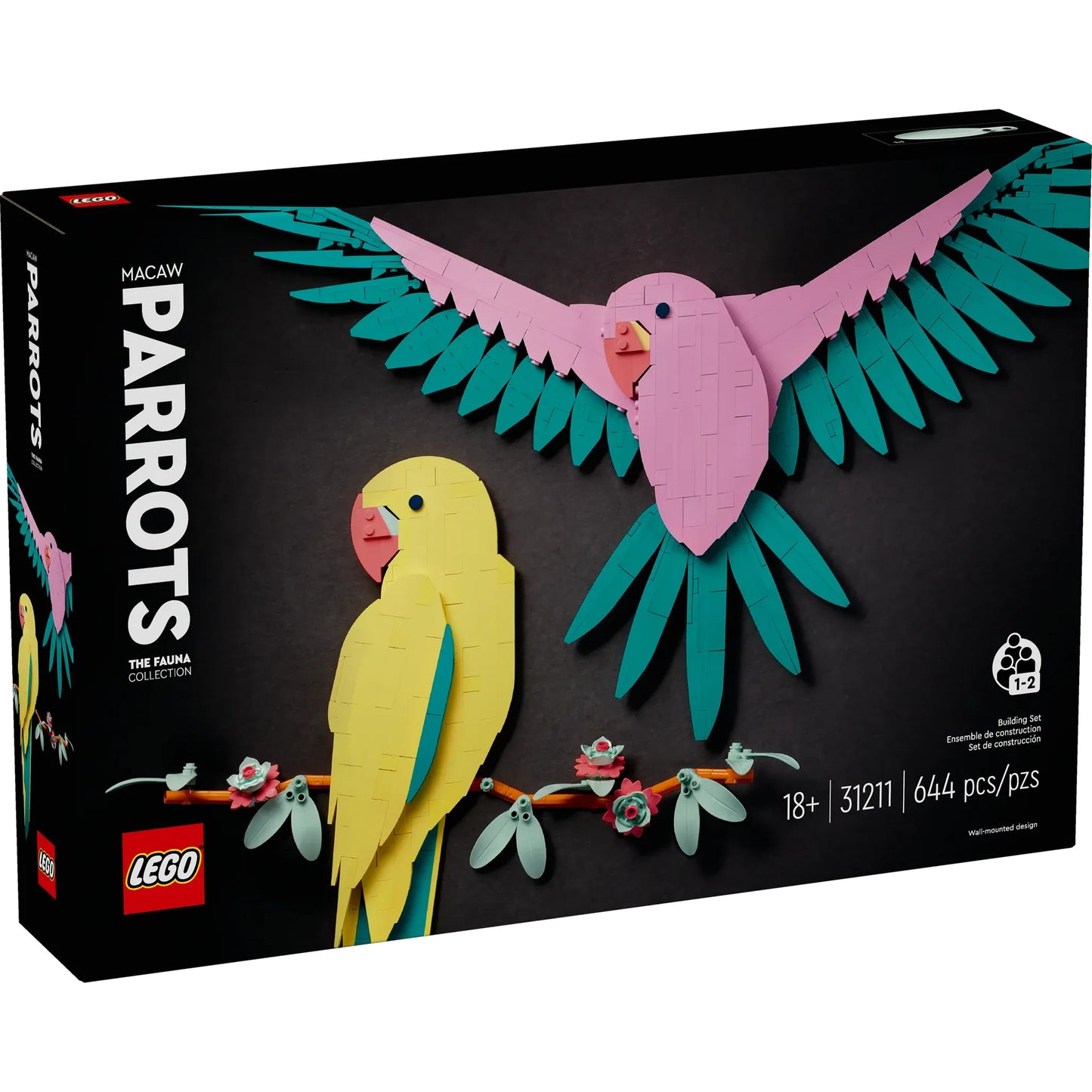 Fauna Collection: Macaw Parrots Building Set