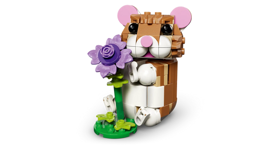 Creator: Cute Hamster with Flower Building Set