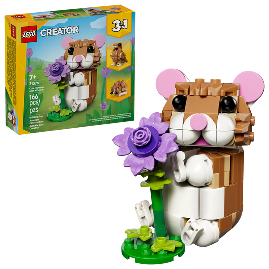 Creator: Cute Hamster with Flower Building Set