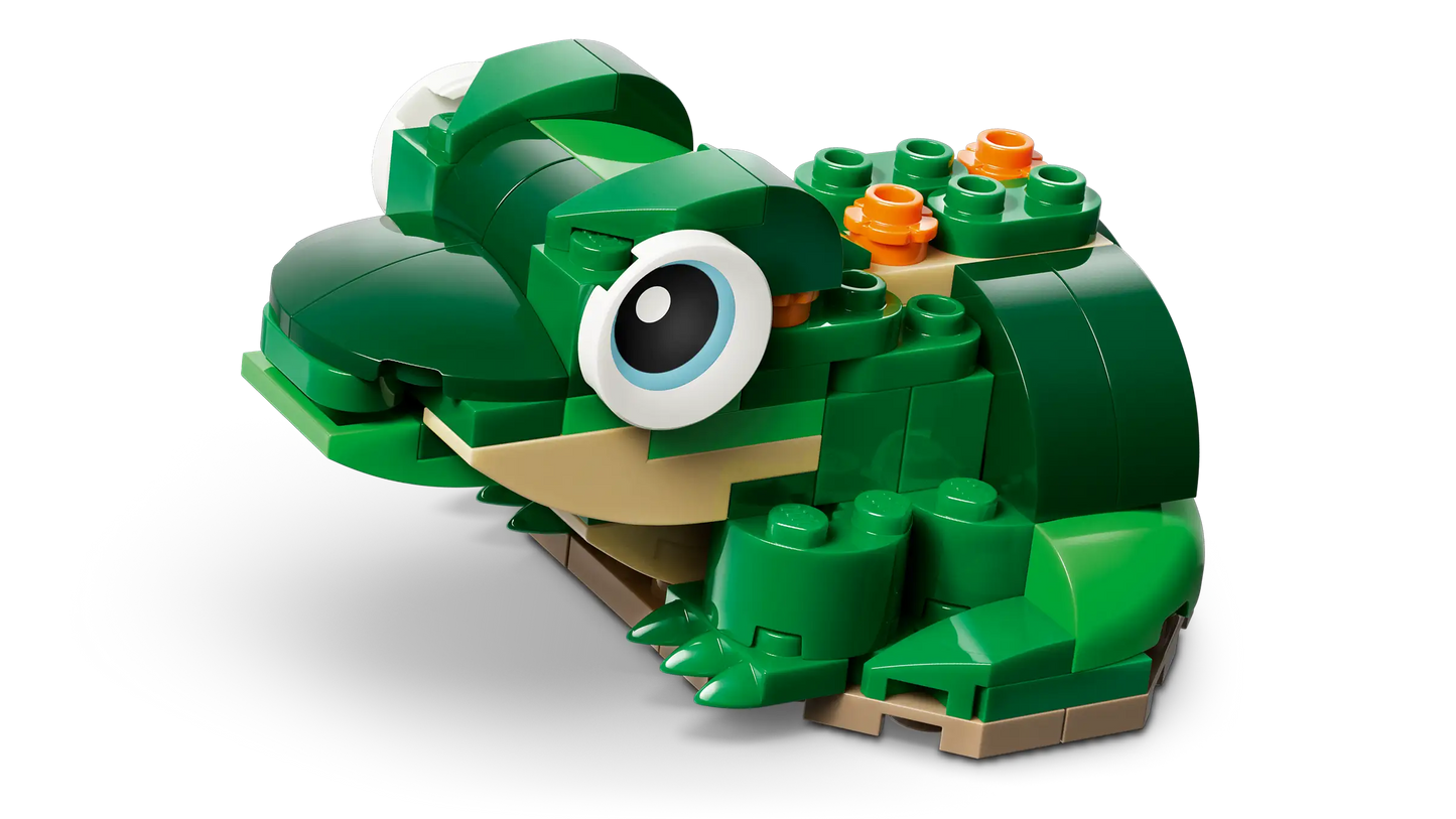 Creator: Turtle with Water Lily Flower Building Set