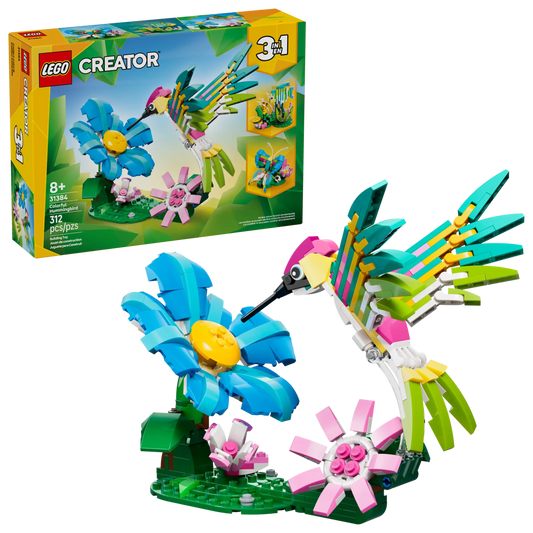 Creator: Wild Animals - Colourful Hummingbird Building Set