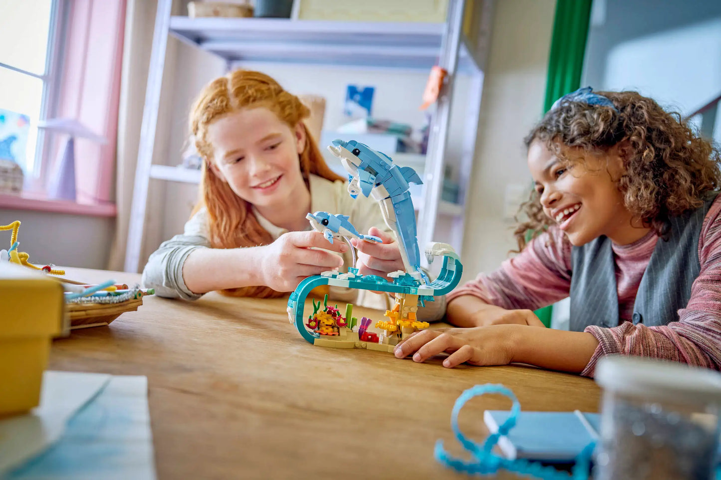 Creator: Sea Animals - Beautiful Dolphins Building Set