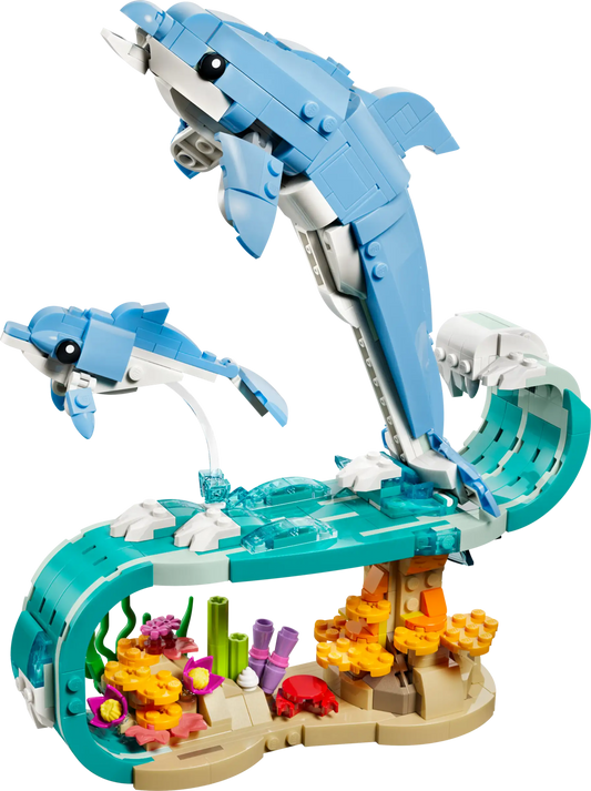 Creator: Sea Animals - Beautiful Dolphins Building Set