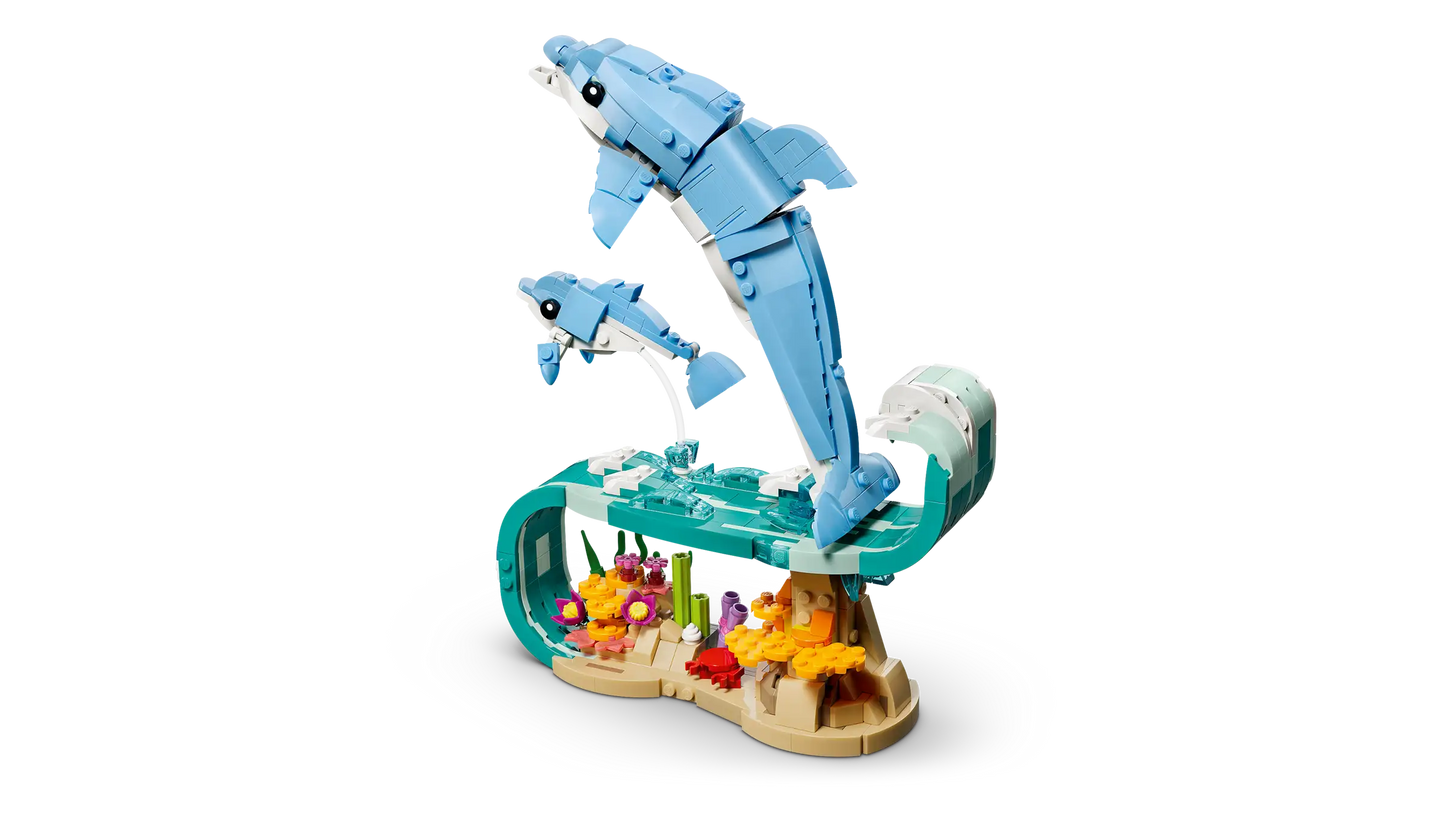 Creator: Sea Animals - Beautiful Dolphins Building Set