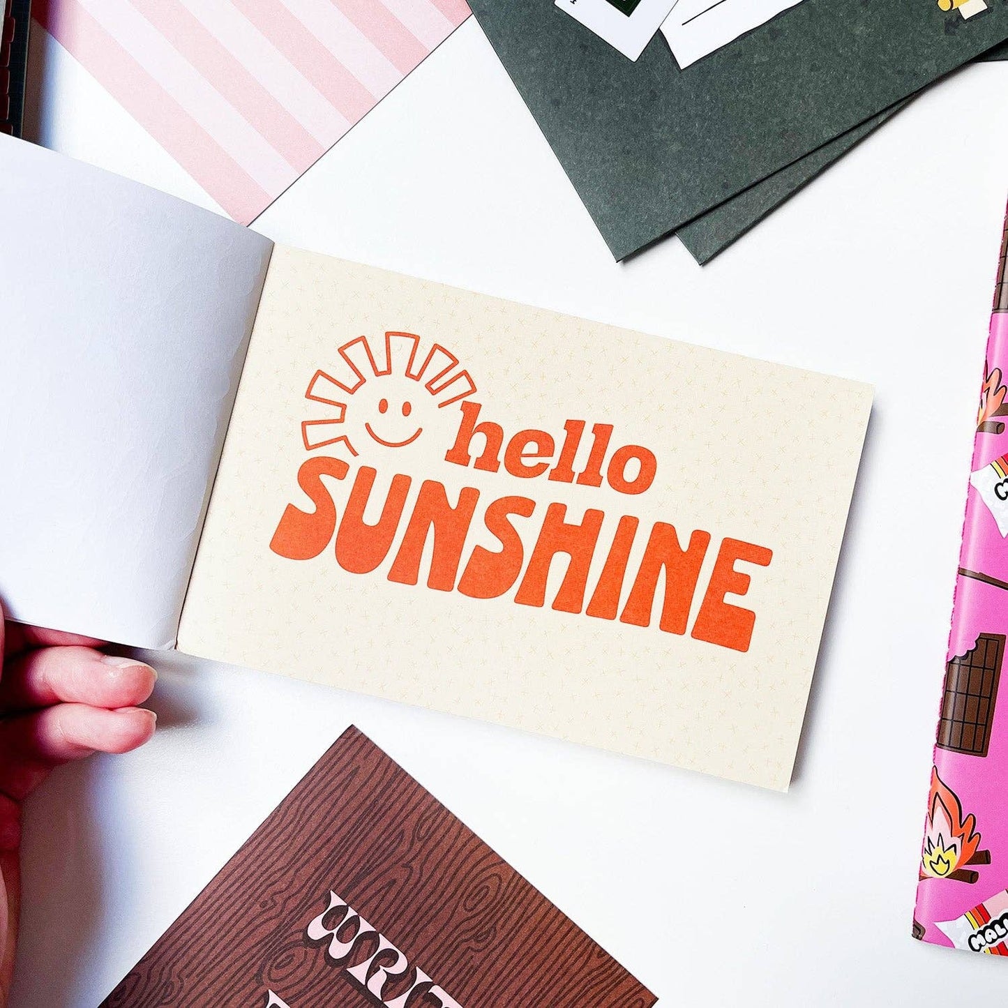 Summer Camp Postcard Book
