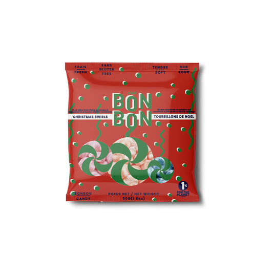 Christmas Swirls Gummy Candies