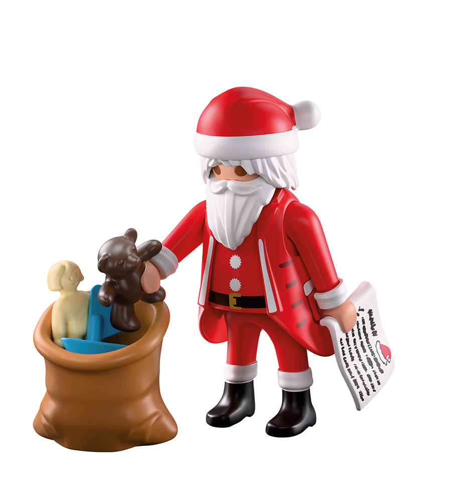 Santa with Wishlist Figure