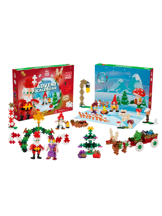 Plus Plus Advent Calendar - Santa's World