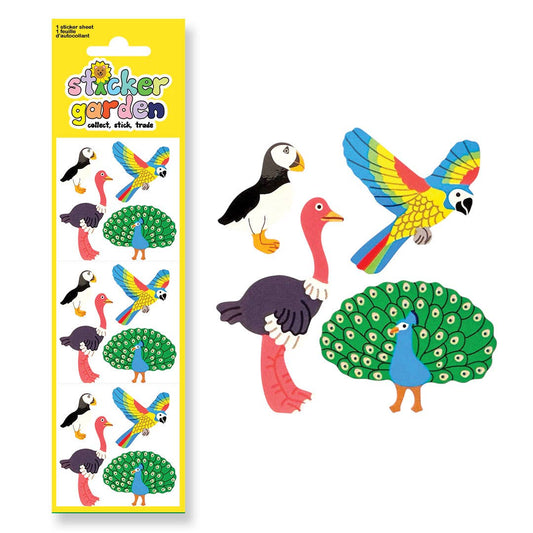 Glossy Bird Stickers