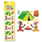 Glossy Mice Camping Stickers