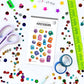 Mildly Monstrous Glitter Puffy Stickers