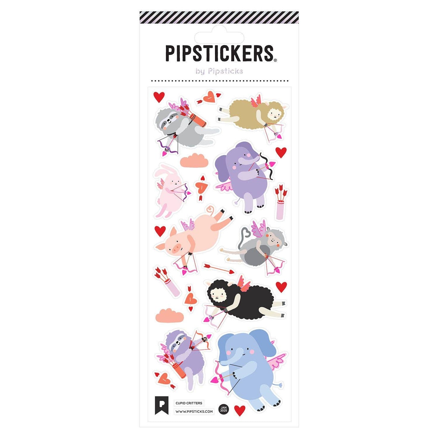 Cupid Critters Stickers