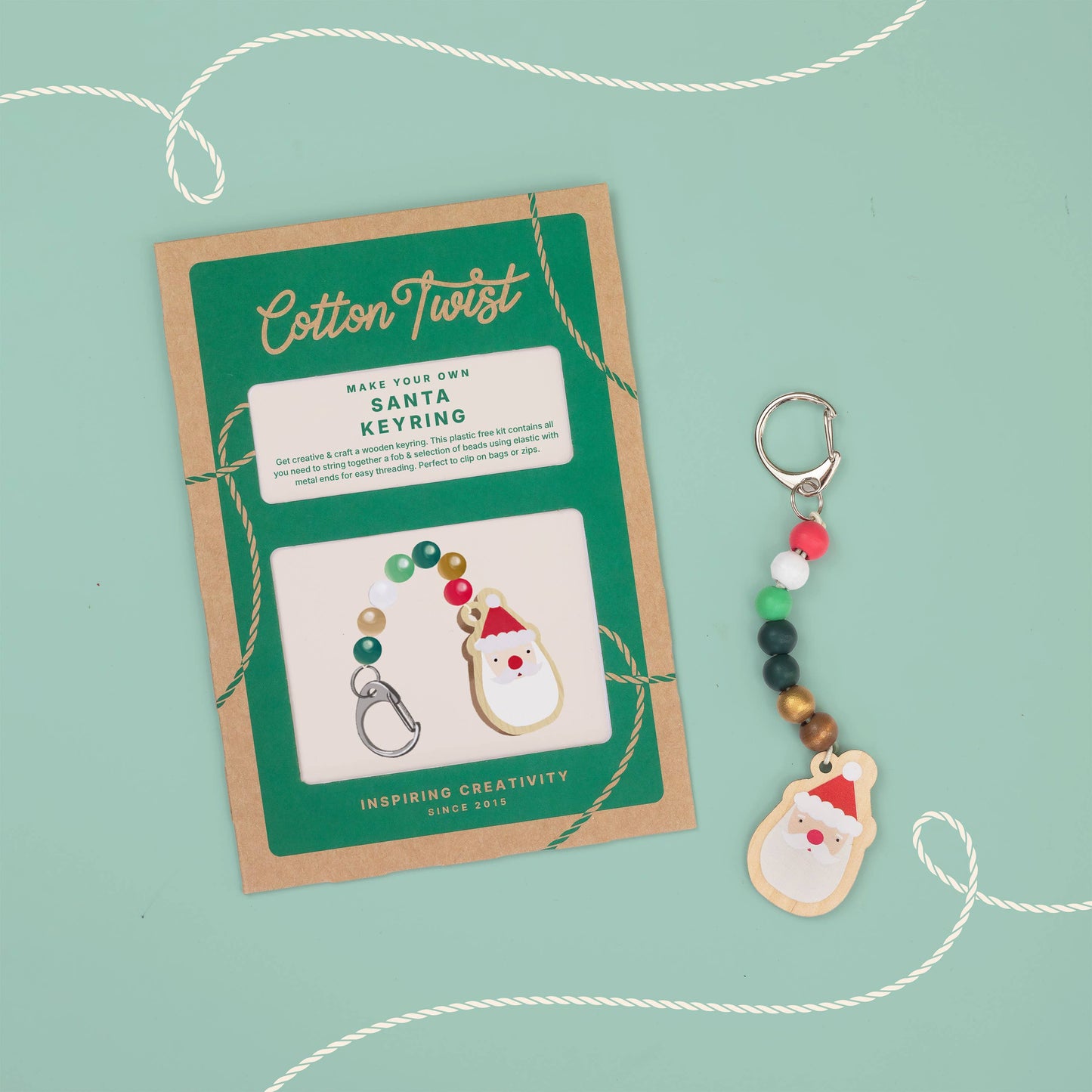 Make Your Own Santa Claus Keyring