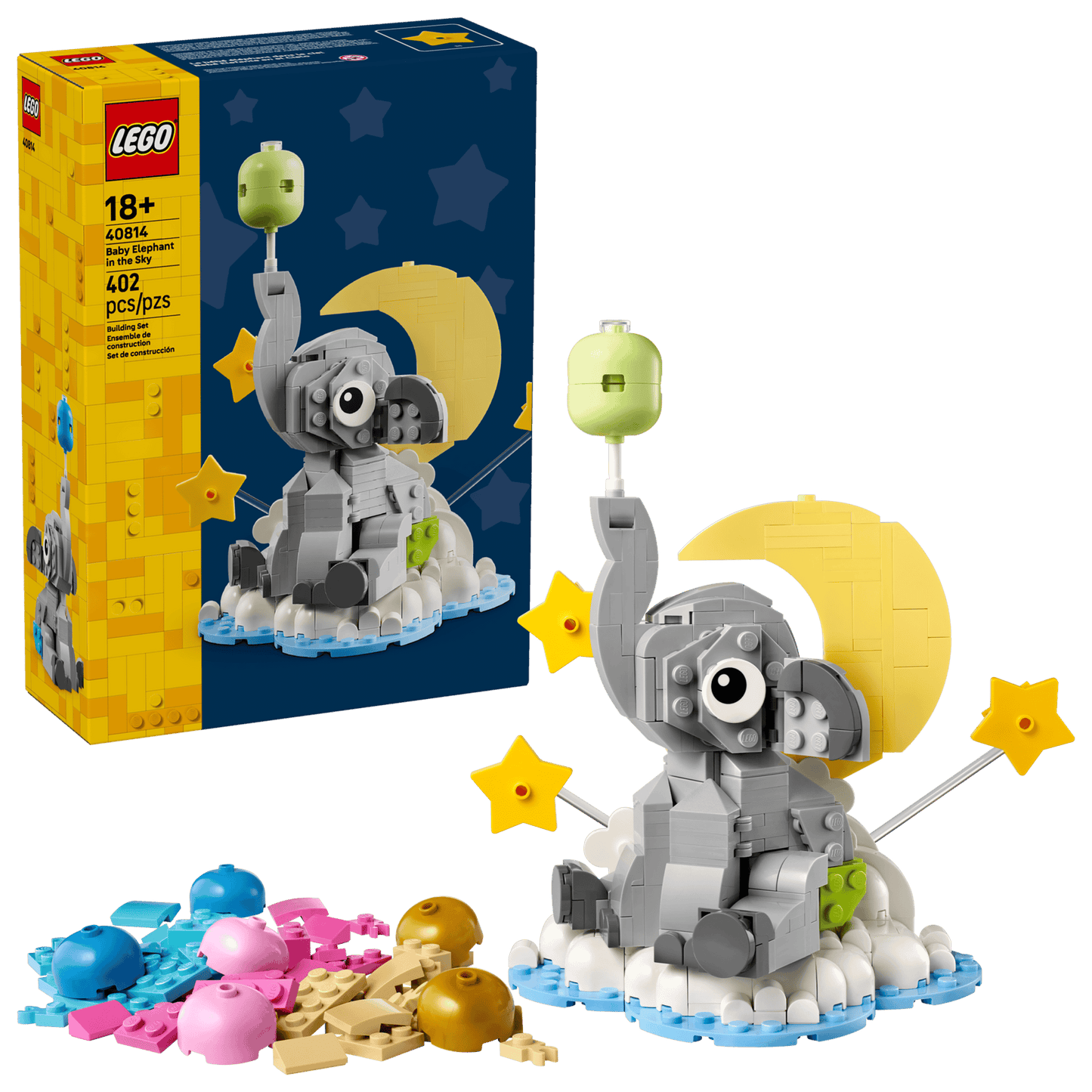 Classic: Baby Elephant in the Sky Building Set