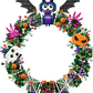 LEGO Halloween Wreath Building Set