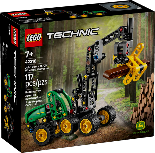 Technic: John Deere 1470H Wheeled Harvester Building Set