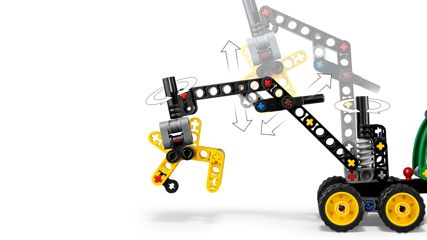 Technic: John Deere 1470H Wheeled Harvester Building Set