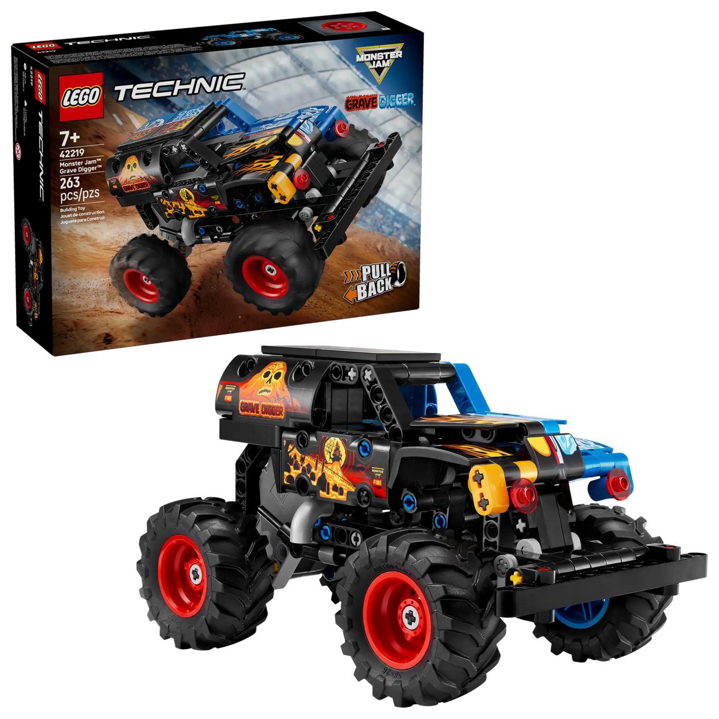 Technic: Monster Jam™ Grave Digger™ Fire and Ice Building Set