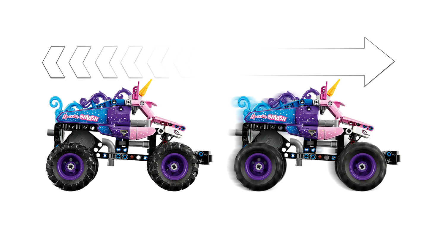 Technic: Monster Jam™ Sparkle Smash™ Pull-Back Building Set