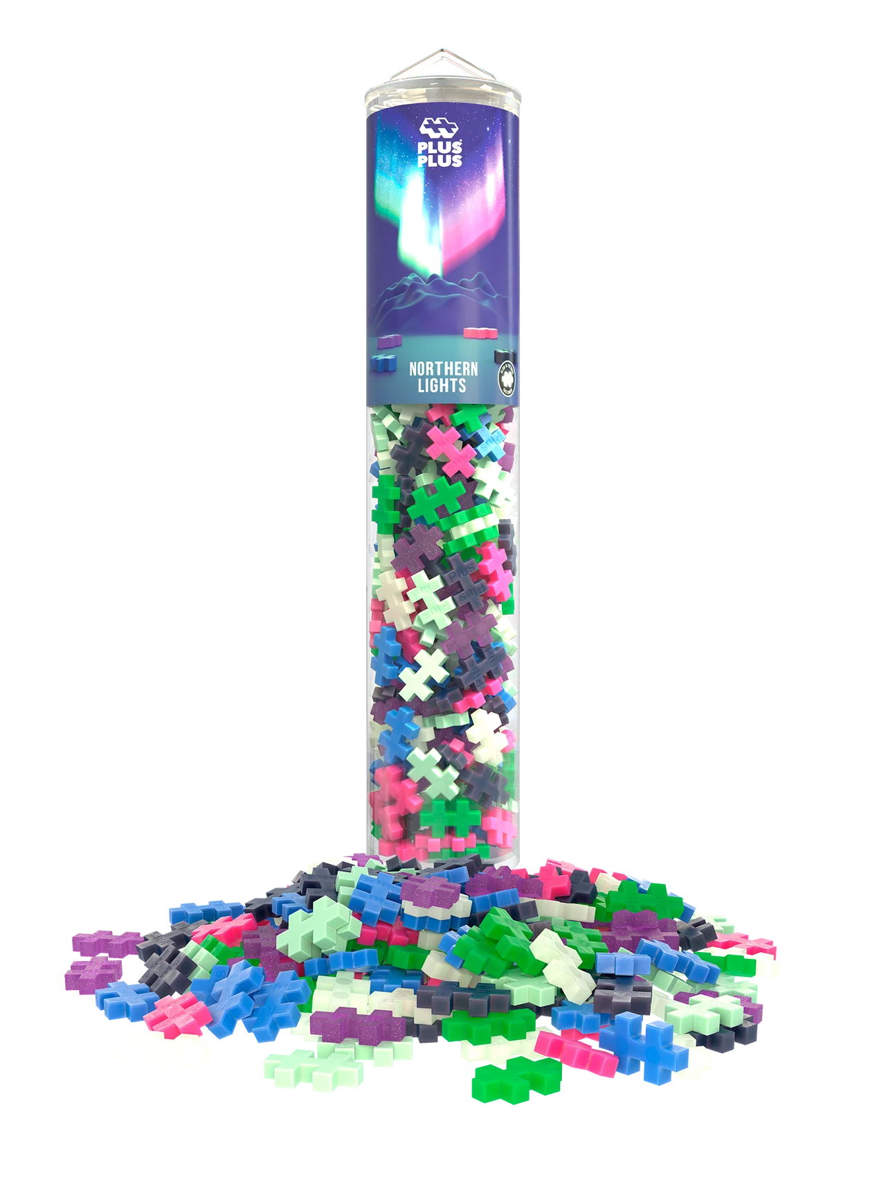 Plus Plus Northern Lights Mix 240 Piece Tube