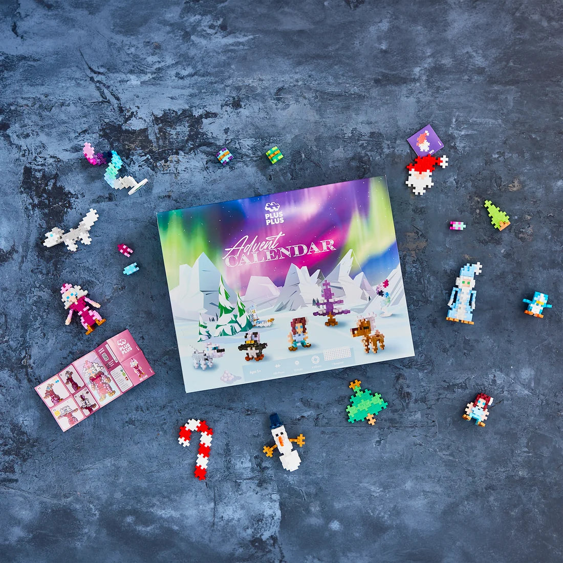Plus Plus Advent Calendar - Santa's Northern Lights Adventure