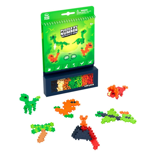 Plus Plus Puzzle by Number - Dinosaurs