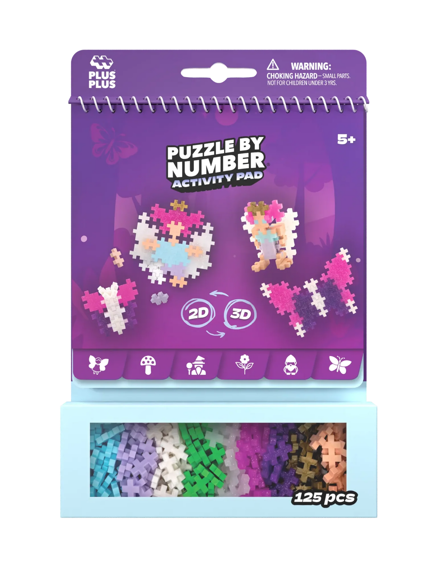 Plus Plus Puzzle by Number - Enchanted Forest