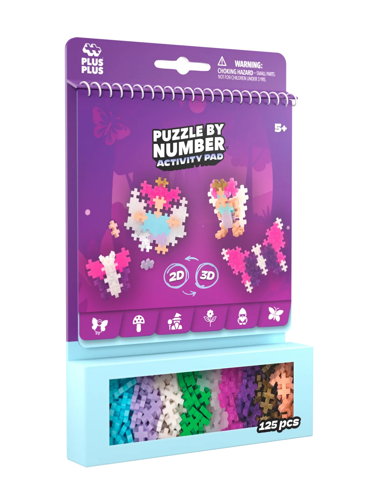 Plus Plus Puzzle by Number - Enchanted Forest