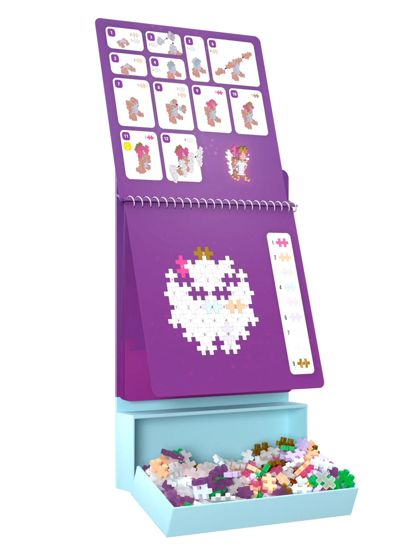 Plus Plus Puzzle by Number - Enchanted Forest