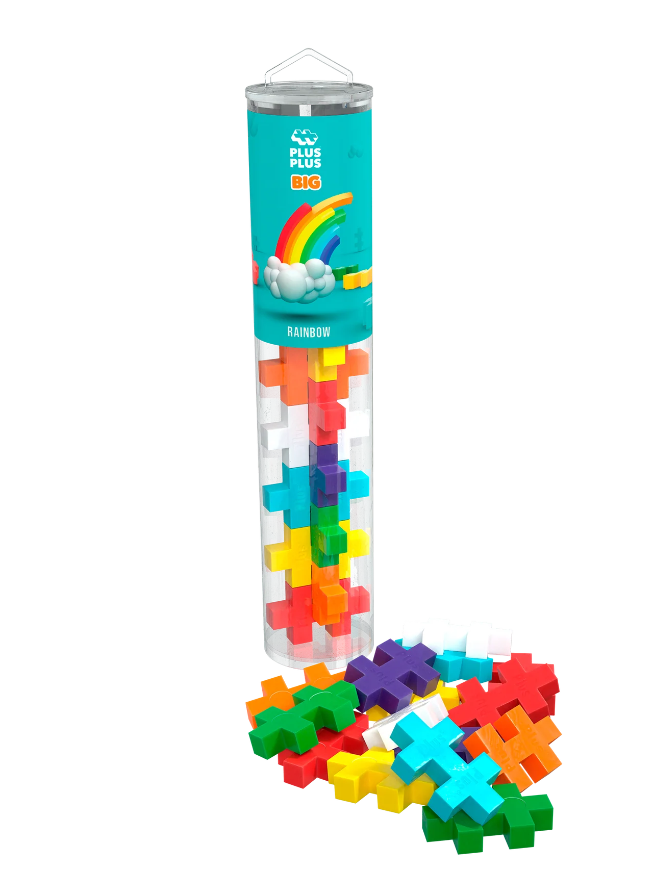 Plus Plus BIG 15 Piece Colour Mix Tubes